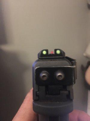 Truglow fiber optic sights