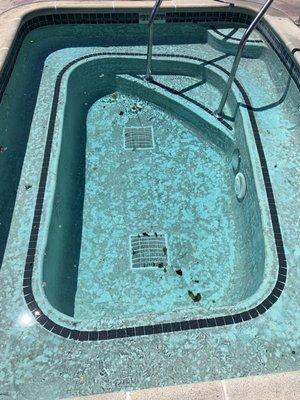 Our hot tub after a cleaning