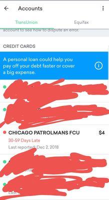 For a grand total of 4 dollars had a "late payment charged to my credit report.  Was never informed that i even owed 4 dollars.