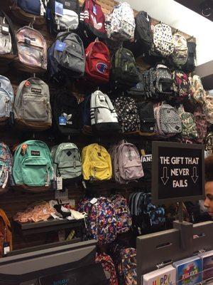 Backpacks...