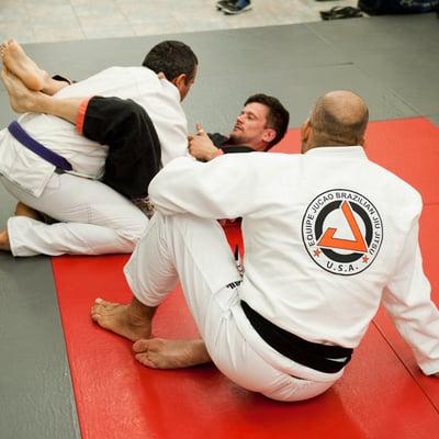 Teaching Jiu Jitsu in our new NYC location.