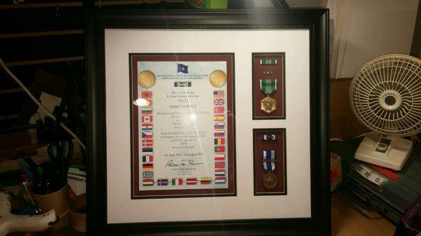 Metals of Honor?  We will happily display them for you!