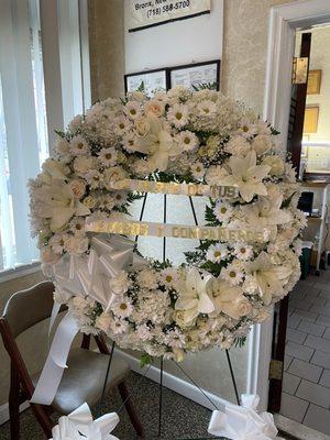 Sympathy wreath