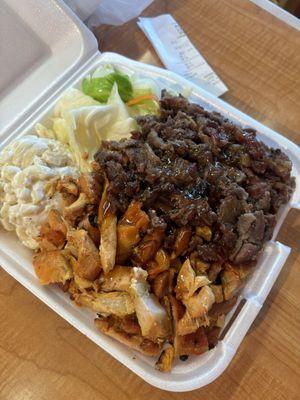 Teriyaki Chicken & Beef plate