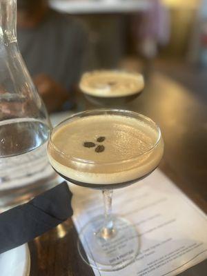 Yummy... espresso martinis