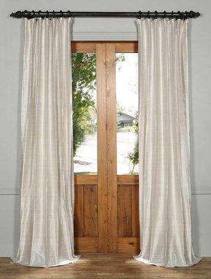 Moon Glow Textured Dupioni Silk Curtain https://www.halfpricedrapes.com/moon-glow-textured-dupioni-silk-curtain.html