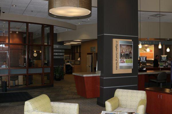 Peoples Bank Ballard Financial Center lobby.