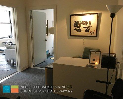 Our NYC therapy office is located at 32 Union Square East, S. 1017, New York. We also provide neurofeedback training at this location.