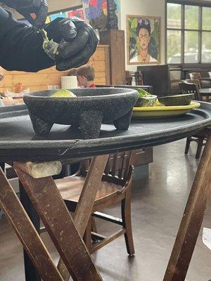 Table side guacamole