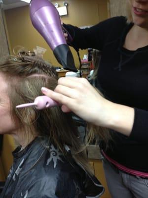 color and highlights,keratin treatments