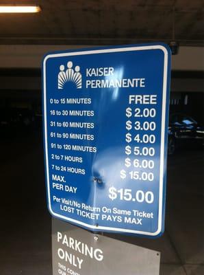 Bring cash or check. You can't pay with a credit card. Free parking down on San Rafael if you don't mint walking a block.