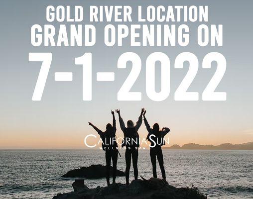 Open 7-1-2022!! Brand new location in Gold River! Welcome to California Sun Gold River. Est. 7-1-2022!