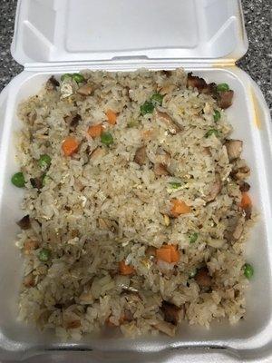 Chicken fried rice- very good