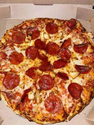 Pepperoni & Premium Chicken