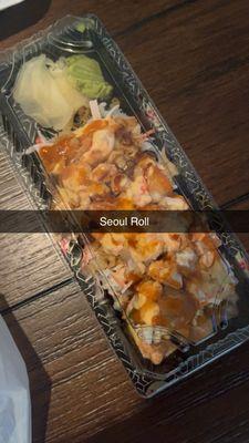 Seoul Roll.  Spicy and delicious