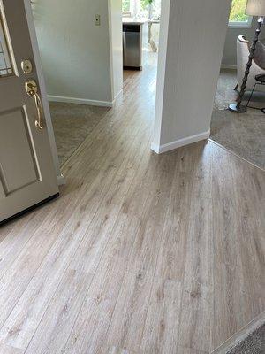 LVP plank and new carpet installation in Walnut Creek this week !