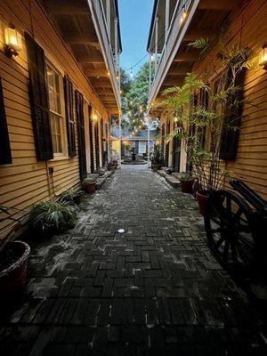 The courtyard entrance.