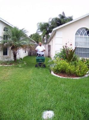 We also offer lawn treatment. Have the best looking lawn in your neighborhood!