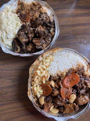 Jerk Pork and oxtail