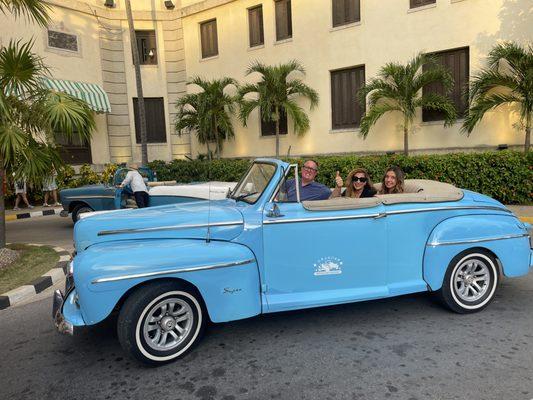 Marimar Travel surprised us all with these classic taxis