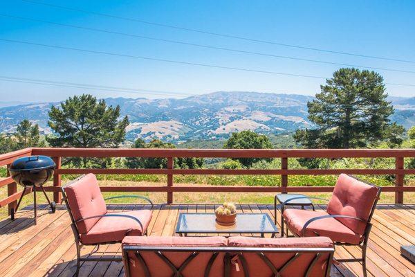 View at a Carmel Valley home sold in 2017