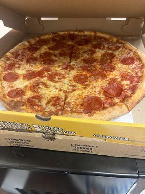 Pepperoni pizza