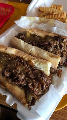 Brisket cheesesteak