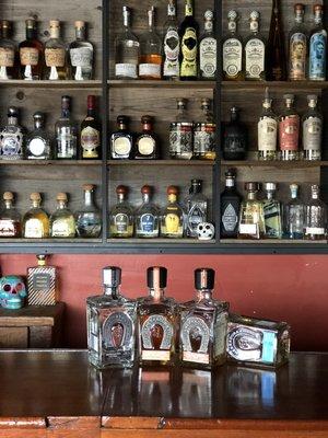 Over 100 tequilas to choose from.