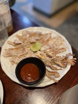 Dried grilled squid