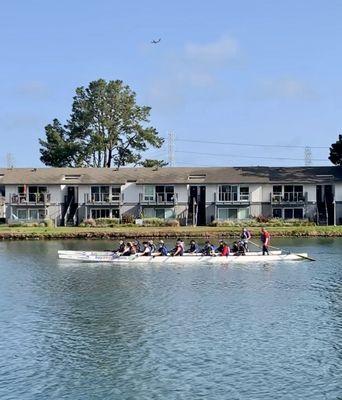 Dragon Boats (bayareadragons.org) this is a great group activity that anyone can sign up for.