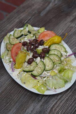 Salad! Ask for Janos salad dressing