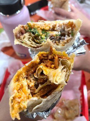 Burritos (Tripa and Al Pastor)