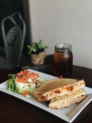 January Lunch Special - Buffalo Chicken Melt w/ wedge salad and drink $9.00