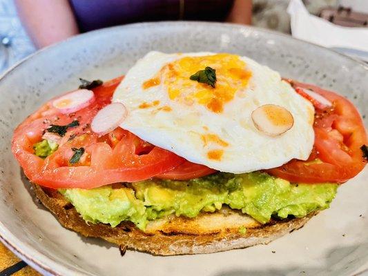 Avocado sandwich with egg. So delicious you must try it.