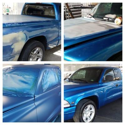 Dodge Dakota full exterior refinish