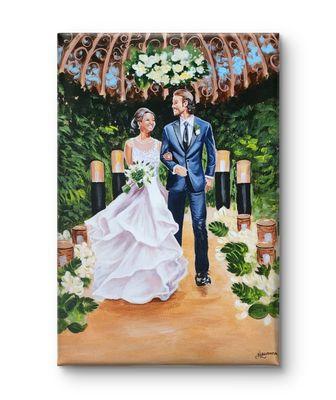 Live Wedding Painting