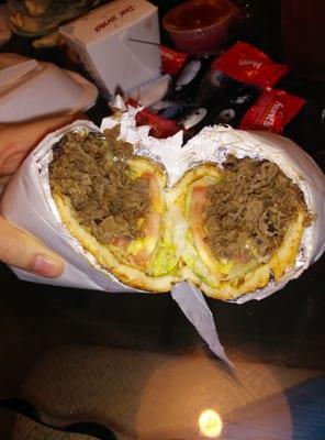 Steak and cheese sub