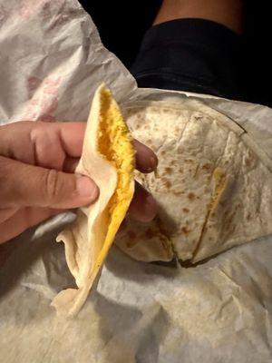 That's only one out of the whole quesadilla slice