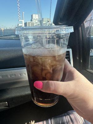 Irish Nut iced coffee