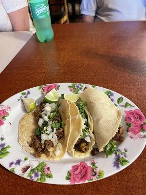 Asada (beef) Tacos