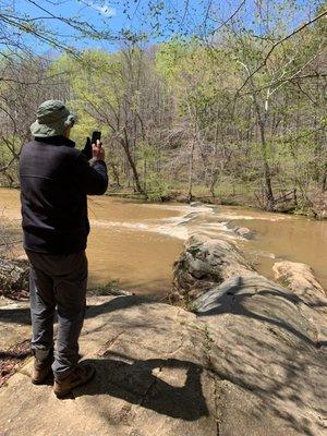 Mayo River State Park; this spot was mentioned by Byrd in account of his trip along the border between NC and VA in the 1700s.