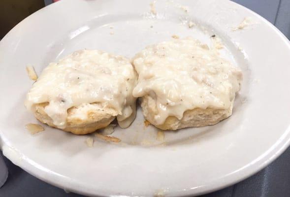 Lovely biscuits and gravy