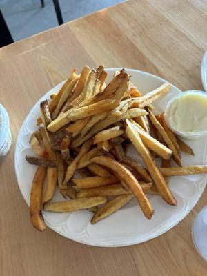 Fries with aioli- delish!