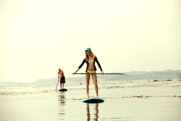 SUP Lessons in beautiful Santa Monica or Malibu. Paddle with the dolphins!