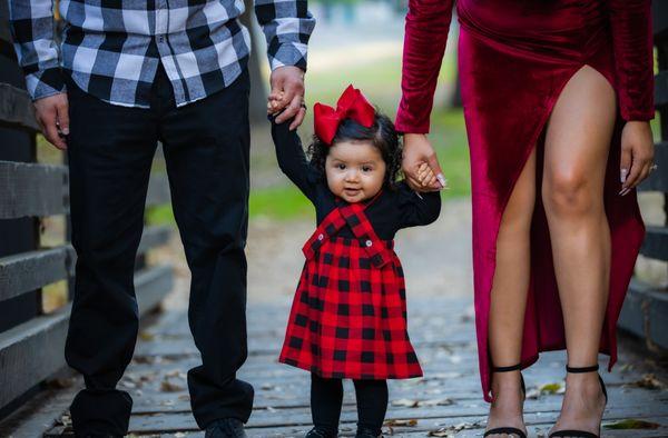 I love how she focused on the baby yet managed to get us in as well.