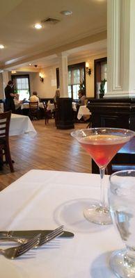 Beautiful restaurant along with a Bullet Manhattan thank you Robert