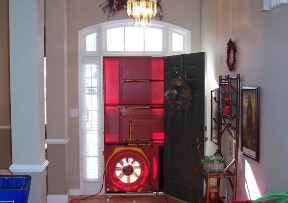 blower door tests are one of the many services we offer