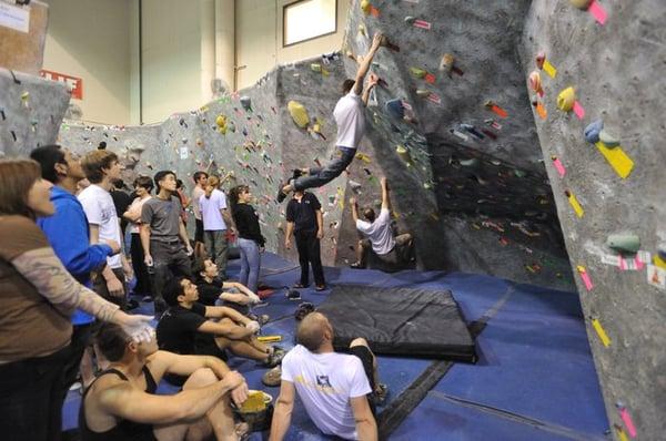 We offer daily classes to teach climbing, technique, and fitness.