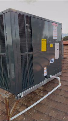 New 5 ton heat pump air conditioner install #hvac #acrepair