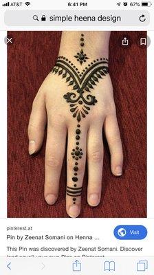 Heena tatoo